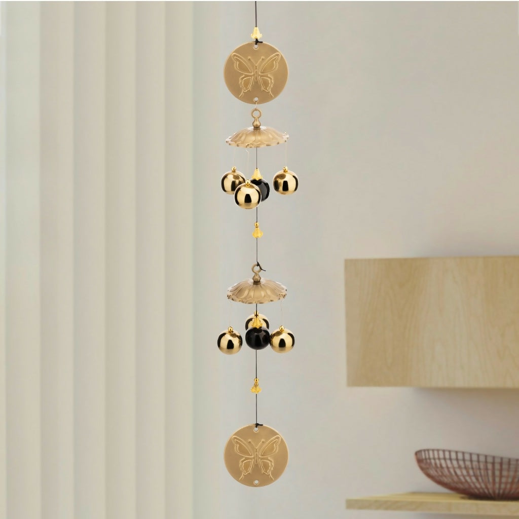 6 Bell House Decorative Hanging Wind Chimes for Home Positive Energy